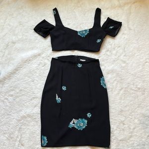 Floral Reformation Delia two-piece set size 4